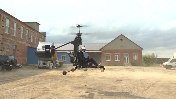 Ультралегкий вертолет: испытания российского гирокоптера прошли в Подмосковье - Sputnik Кыргызстан