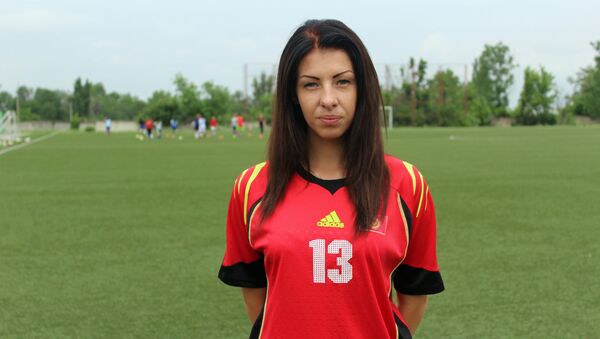 Футболистка из Кыргызстана Наталья Гайворонская - Sputnik Кыргызстан