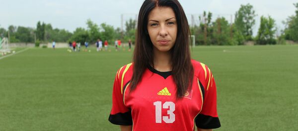 Кыргызстандык футболчу кыз Наталья Гайворонская. Архив - Sputnik Кыргызстан