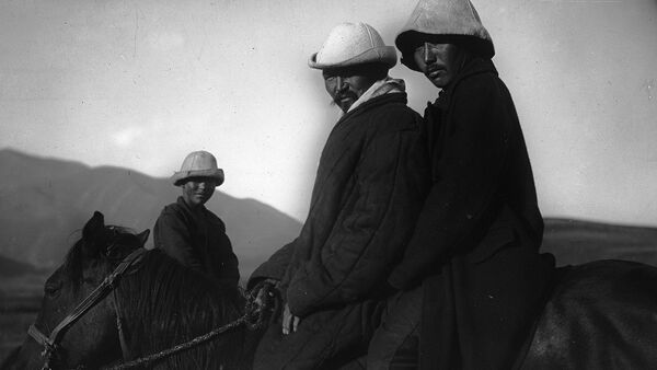 Жители села Асылбаш (Сокулукского района - участники восстания), 1930 год. Архивное фото - Sputnik Кыргызстан