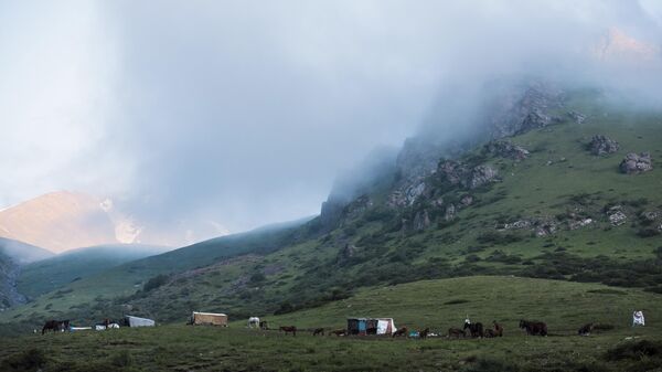 Туман на высокогорье. Архивное фото - Sputnik Кыргызстан
