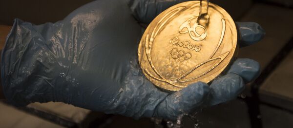 Золотая медаль олимпийских игр 2016 года. Архивное фото - Sputnik Кыргызстан