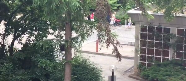 Первые кадры из Мюнхена, где произошла стрельба в торговом центре Олимпия - Sputnik Кыргызстан