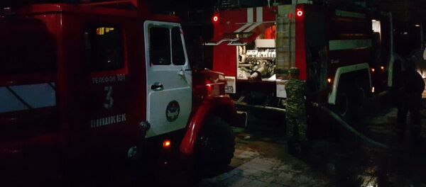 ӨКМ кызматкерлери Бишкек шаарынын борбордук аянтында жайгашкан тарых музейинин жанында. ӨКМ кызматкерлери Бишкек шаарынын борбордук аянтында жайгашкан тарых музейинин жанында. - Sputnik Кыргызстан