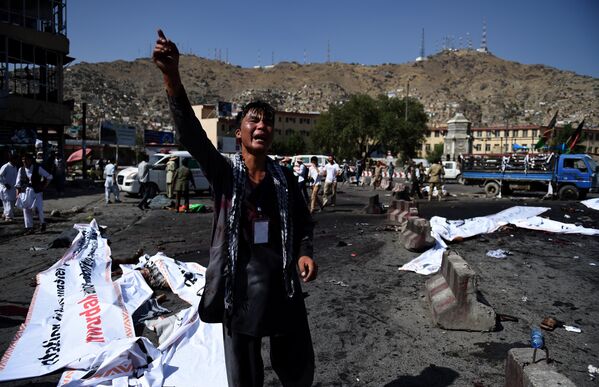 Взрыв во время митинга в Кабуле - Sputnik Кыргызстан
