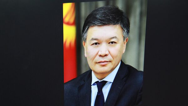 Председатель Государственной службы по борьбе с экономическими преступлениями Бактыбек Аширов. Архивное фото - Sputnik Кыргызстан