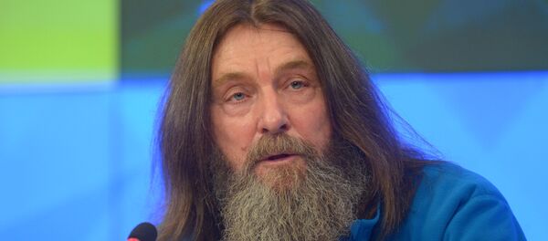 Путешественник Федор Конюхов на пресс-конференции. Архивное фото - Sputnik Кыргызстан