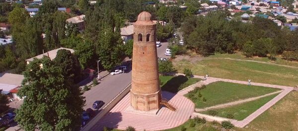 Уникальный Кыргызстан: Узгенский минарет - Sputnik Кыргызстан