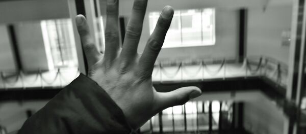 Руки мужчины на высотном здании. Архивное фото - Sputnik Кыргызстан