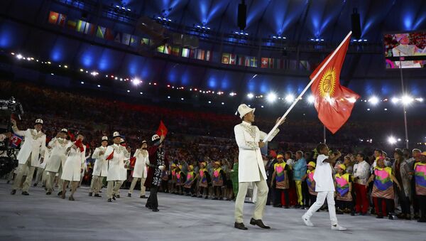 Сборная Кыргызстана на  XXXI летних Олимпийских играх в Рио-де-Жанейро. Архивное фото - Sputnik Кыргызстан