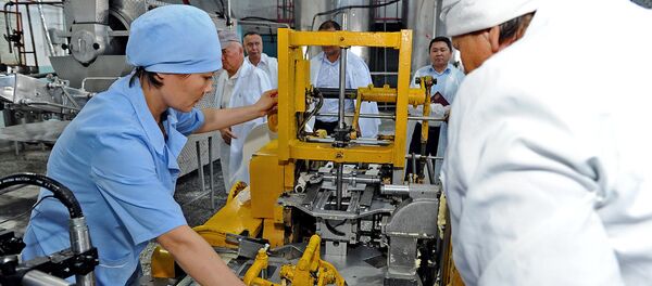 Завод по производству молочной продукции ОАО Ак-Сут - Sputnik Кыргызстан