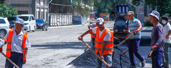 Жол оңдоо иштери. Архив - Sputnik Кыргызстан