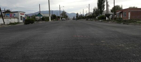 Отрезок отремонтированной трассы Балыкчи — Корумду - Sputnik Кыргызстан