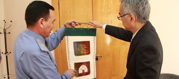 ИИМ жетекчиси Кашкар Жунушалиев менен Япония элчиси Ёсихиро Ямамуранын жолугушуусунда - Sputnik Кыргызстан