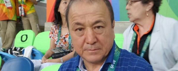 Экс-министр внутренних дел, вице-президент Объединенной федерации борьбы Мелис Турганбаев в Рио-Де-Жанейро - Sputnik Кыргызстан