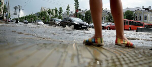 В Казани прошел ливень - Sputnik Кыргызстан