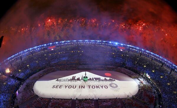 Церемония закрытия XXXI летних Олимпийских игр в Рио-де-Жанейро - Sputnik Кыргызстан