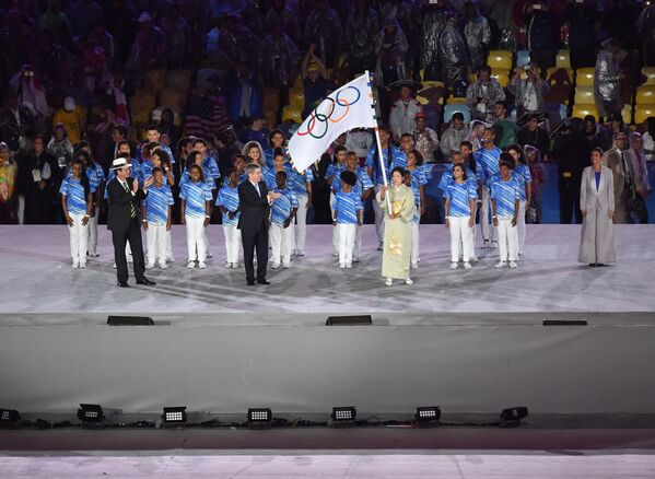 Церемония закрытия XXXI летних Олимпийских игр в Рио-де-Жанейро - Sputnik Кыргызстан