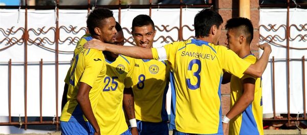 Футболисты команды Дордой на матче с Каса Бенфика - Sputnik Кыргызстан