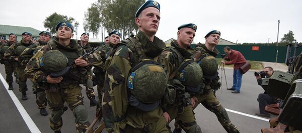 Миротворческие силы ОДКБ во время учений. Архивное фото - Sputnik Кыргызстан