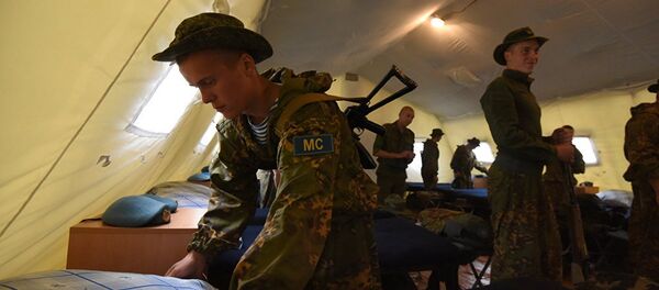 Миротворческие силы ОДКБ Нерушимое братство-2016 в Республике Беларусь. Архивное фото - Sputnik Кыргызстан