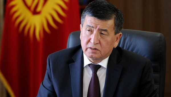 Премьер-министр Кыргызской Республики Сооронбай Жээнбеков - Sputnik Кыргызстан
