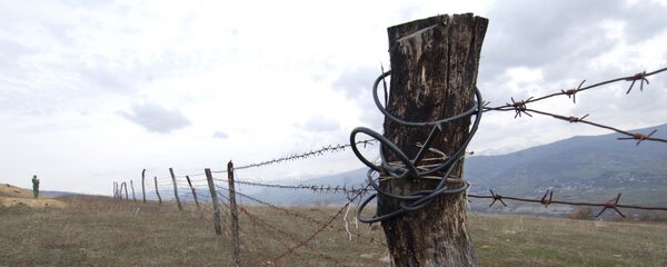 Разграничительная линия зоны действия миротворческих сил между Южной Осетией и Грузией - Sputnik Кыргызстан