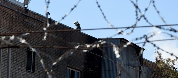 Москва шаарындагы Алтуфьевск шоссесиндеги №5 имаратта жайгашкан басмакананын кампасында чыккан тилсиз жоонун кесепети - Sputnik Кыргызстан