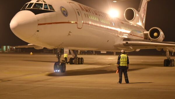 Самолет в аэропорту Манас. Архивное фото - Sputnik Кыргызстан