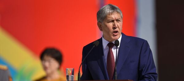 Президент Алмазбек Атамбаев. Архивное фото - Sputnik Кыргызстан