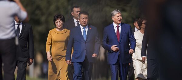 Празднование 25-летия независимости Кыргызстана в Бишкеке на площади Ала-Тоо - Sputnik Кыргызстан