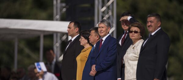 Празднование 25-летия независимости Кыргызстана в Бишкеке на площади Ала-Тоо - Sputnik Кыргызстан