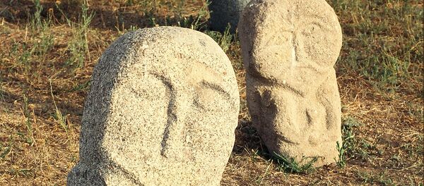 Балбал таштар, архивдик сүрөт - Sputnik Кыргызстан