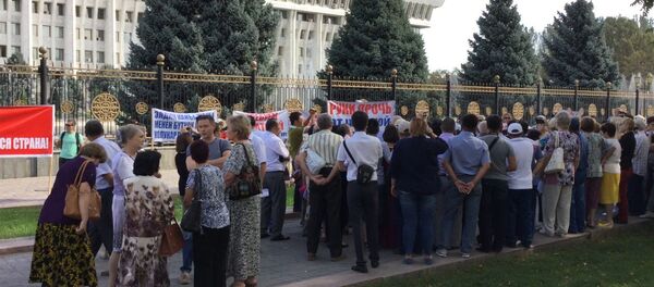 Жеке менчикти мажбур түрдө алып коюуга каршы нааразылык акция - Sputnik Кыргызстан