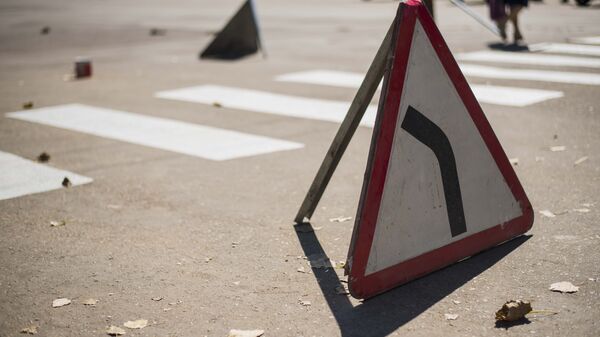 Дорожный указатель на дороге. Архивное фото - Sputnik Кыргызстан