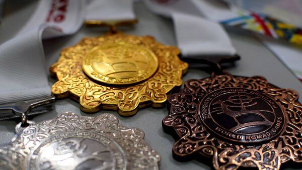 Дизайн комплектов медалей Всемирных игр кочевников - Sputnik Кыргызстан