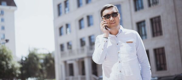 Креативдүү теле алып баруучусу Эркин Рыскулбеков. Архив - Sputnik Кыргызстан