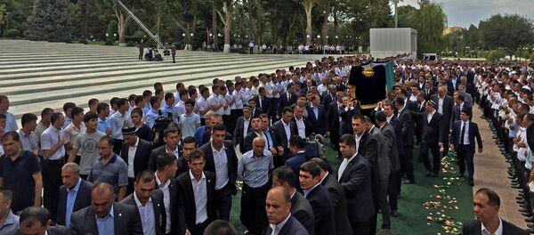 Похороны президента Узбекистана Ислама Каримова в Самарканде - Sputnik Кыргызстан