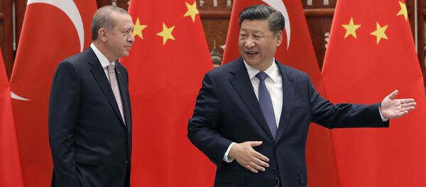 Кытайдын лидери Си Цзиньпин ишемби күнү Түркиянын президенти Тайип Эрдоган - Sputnik Кыргызстан