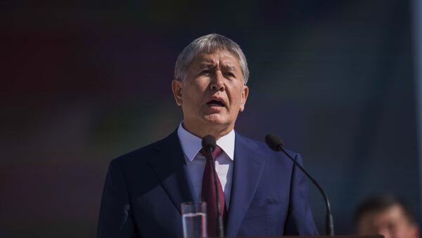 Президент Алмазбек Атамбаев. Архивное фото - Sputnik Кыргызстан
