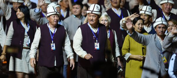 Торжественное открытие Вторых Всемирных игр кочевников в Бактуу Долоноту - Sputnik Кыргызстан