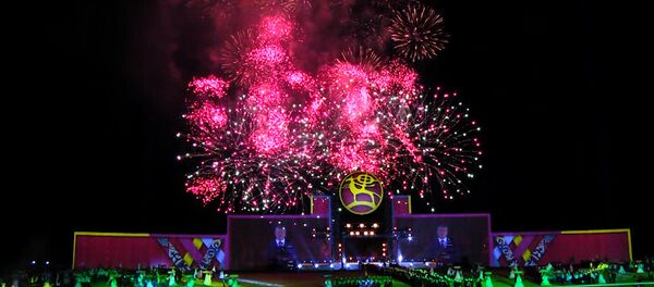 II Дүйнөлүк көчмөндөр оюндарынын ачылышы 5D шоусу менен коштолду - Sputnik Кыргызстан