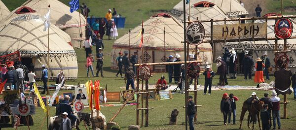 Кырчында көчмөн маданиятын чагылдырган иш-чара өтүп жатат - Sputnik Кыргызстан