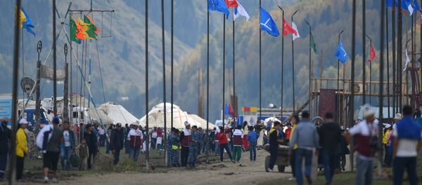 Кырчын жайлоосунгады этно-шаарча. - Sputnik Кыргызстан