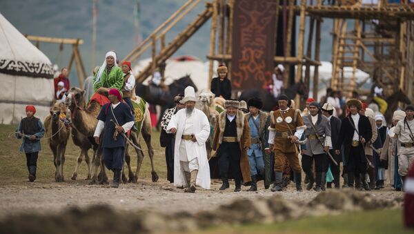 Культурные мероприятия в рамках Всемирных игр кочевников на джайлоо Кырчын  - Sputnik Кыргызстан