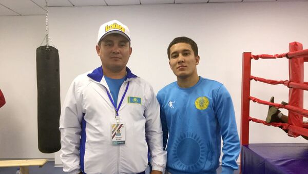 Тренер казахстанской команды по борьбе на поясах Эрлан Сатбаев - Sputnik Кыргызстан