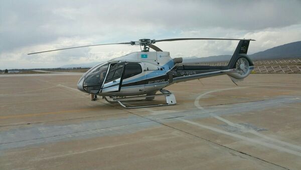 Легкий вертолет H130, подаренный компанией Airbus Helicopters для II Всемирных игр кочевников (ВИК). - Sputnik Кыргызстан