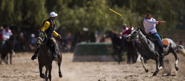 Турнир по джириту на Вторых Всемирных играх кочевников - Sputnik Кыргызстан