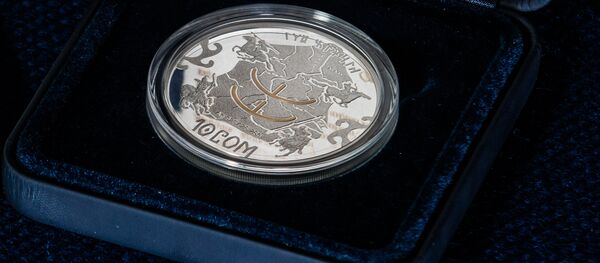 Дүйнөлүк көчмөндөр оюндарынын алкагында Улуттук банк чагарган тыйын - Sputnik Кыргызстан