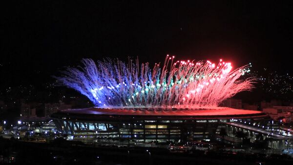 Фейерверки осветили небо над Рио-де-Жанейро на открытии Паралимпиады - Sputnik Кыргызстан